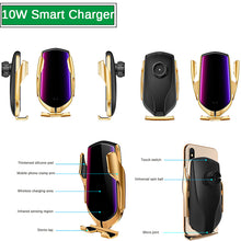 Load image into Gallery viewer, Wireless Car Phone Charger, Universal, Auto Clamping, Smart Sensor, Fast Charger