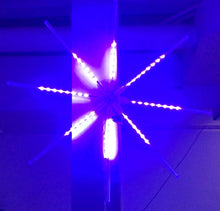 Load image into Gallery viewer, LED, Meteor, Shower, Lights, Shooting, Star, Outdoor, Holiday, Decoration, Christmas, Porch, Landscaping, Water resistant, 8 Tubes
