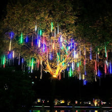 Load image into Gallery viewer, Christmas Lights 8 tube set 144L/30cm  Icicle Meteor Shower Falling Star  (Blue)
