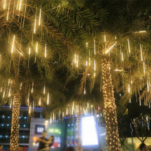Load image into Gallery viewer, Christmas Lights 8 tube set 144L/30cm  Icicle Meteor Shower Falling Star  (Blue)
