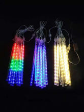Load image into Gallery viewer, Christmas Lights 8 tube set 144L/30cm  Icicle Meteor Shower Falling Star  (Blue)
